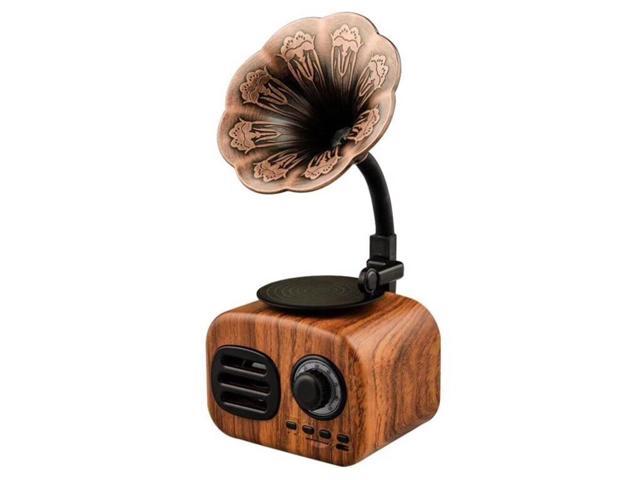 Retro Phonograph Mini Wireless Bluetooth Speaker Outdoor Audio Lightweight Chic Speake