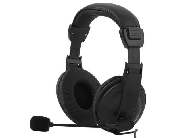 Gaming Headset Game Music Headphone Earphone with Microphone Mic 35mm For PC Laptop Computer Black