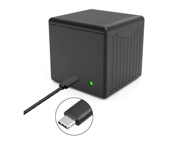 QC Fast Charging Battery Case One Drag Three Charger Storage Type Charging Box for DJI OSMO ACTION Sports Camera Lithium Battery