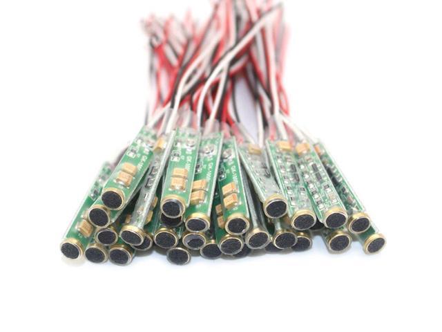 Output Volume Adjustable Special MIC Microphone Module Audio Pickup Adapter Module with Pre-amplifier for CCTV IP Camera Accesso