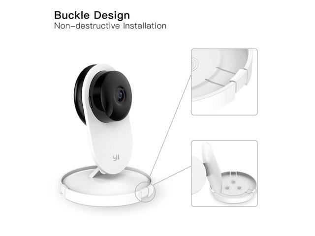 2Set 360 Degree Swivel Plastic Camera Wall Mount Bracket Holder for Mi/Yi Smart Home Security Camera Accessories