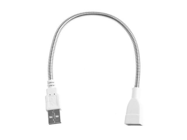 USB Male To Female Extension Cable LED Light Fan Adapter Cable Flexible Metal Hose Power Supply Cord