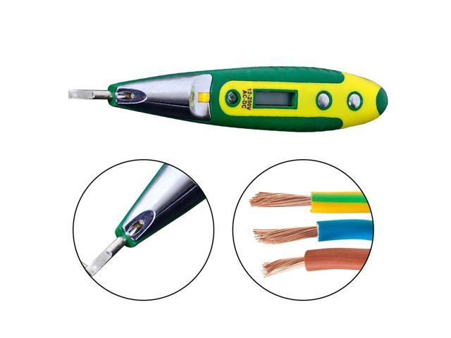 Multi-function Digital Induction Test Electric Screwdriver Tester with LED Light Power Tools AC / DC