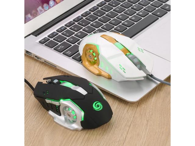 New 3200DPI 6 Buttons 7 colors LED Optical USB Wired Mouse Gamer Mice computer mause mouse Gaming Mouse For Pro Gamer