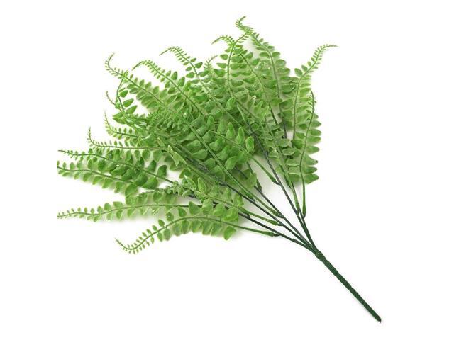 44cm 5 Forks Artificial Fern Grass Green Plant Simulation Persian Leaves Wall Hanging Plants Home Garden Wedding Decoration