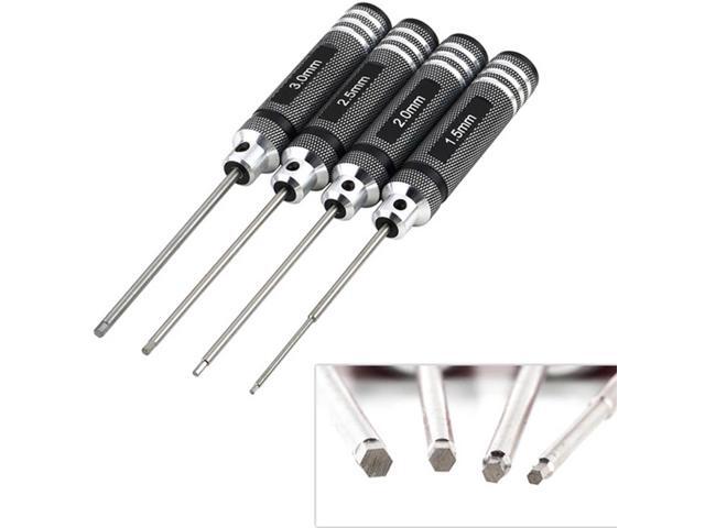 4PCS Set Hexagon Head Screw Driver High Quality Hex ScrewDriver Tool Set Kit 15mm 20mm 25mm 30mm For RC Helicopter Car Tools