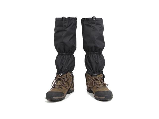 1 Pair Waterproof Outdoor Cycling Gaiters Protector Hiking Walking Climbing Hunting Snow Legging Warmer Gaiters Ski Gaiters