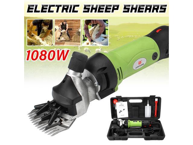 EU Plug Electric Shearing Clipper Shear Sheep Dog Pet Hair Clipper Adjustable 6Speeds Shearing Machine Farm Trimmer Scissor Tool
