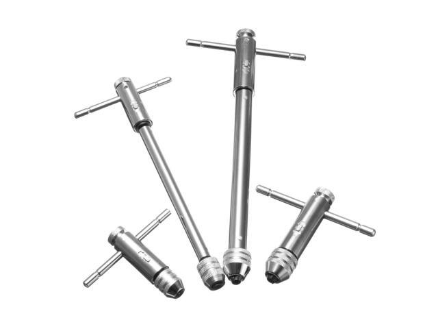 M3-M8 M5-M12 Lengthen Reversible T Bar Handle Ratchet For Tap Die Set Taps Wrenches Wire tapping Wrench Adjustable Holder Tool