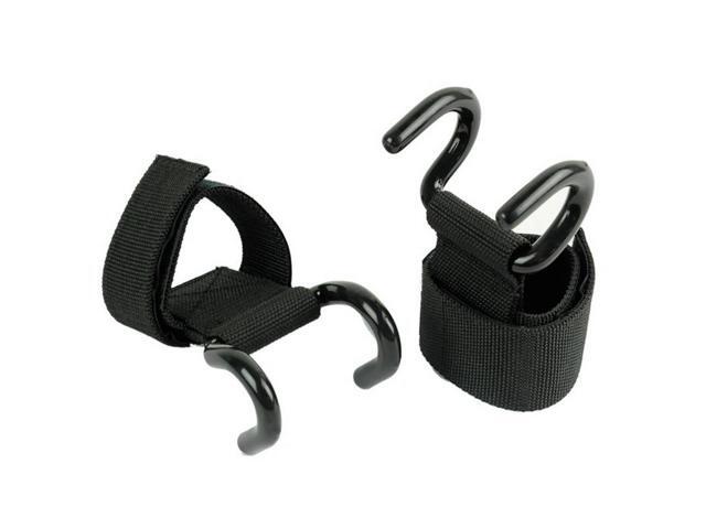1 Pair Adjustable Strong Steel Hook Grips Straps Weight Lifting Strength Training Gym Fitness Black Wrist Support Lift Straps