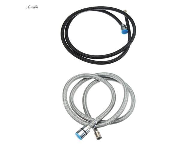 Xueqin 15m Nylon Flexible Black/Grey Water Pipe Water Hose For Kitchen Pull Out Mixer Faucet Bathroom Shower Hose Spary Head