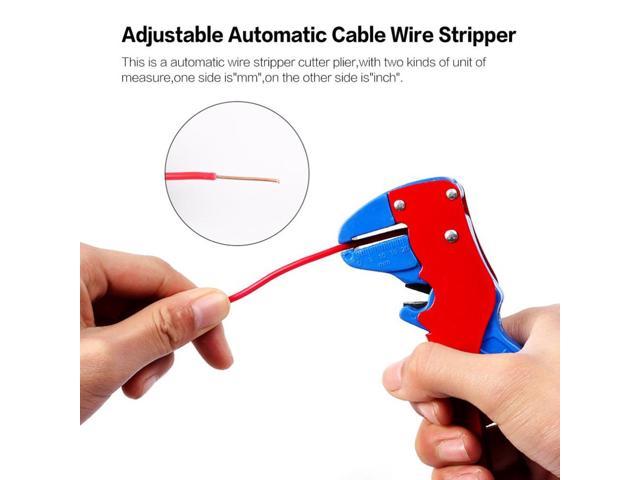0.2-6 Square MM Adjustable Automatic Cable Wire Stripper With Cutter Duckbill Bend Nose Bolt Clippers Wire Stripping Tool