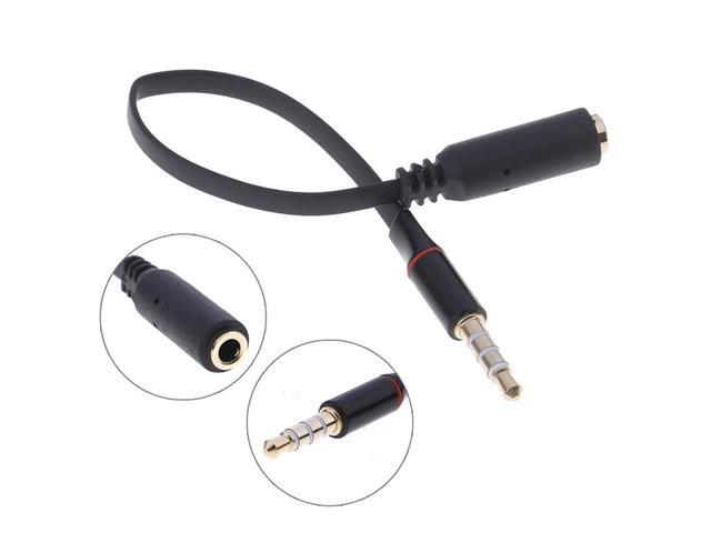 1Pc 35mm Audio Jack Male To Female Headphone Extender Cable For Phone Tablets