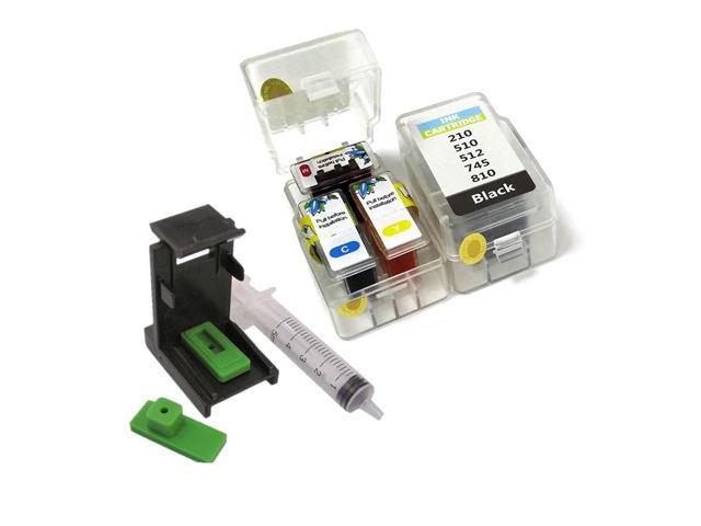 Neweggbusiness Smart Cartridge Refill Kit For Canon Pg145 Cl146 145 146 Pg 145 Xl Ink Cartridge For Canon Ip2810 Mg2410 Mg2510 Mg2910 Printer