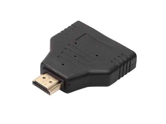 HDMI Male To Dual HDMI Female 1 to 2 Way Splitter Adapter For HD TV Hot DH D13