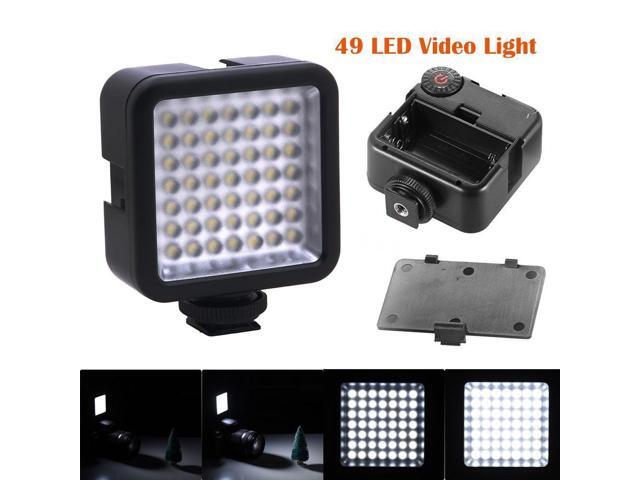 For DSLR Camera Wedding W49 Mini Interlock Camera LED Video Light Lighting Panel AU20