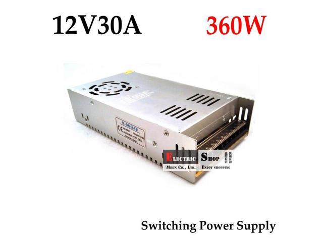 12VDC 30A 360W Switching Power Supply Driver for Industrial equipment AC 100~240V Input to DC 12V