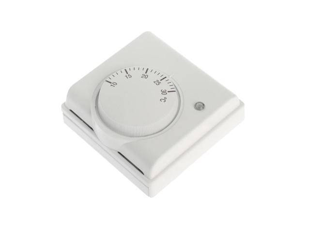 220V 6A Mechanical Room Thermostat Temperature Controller Air Condition and Floor Gas Boiler Heating
