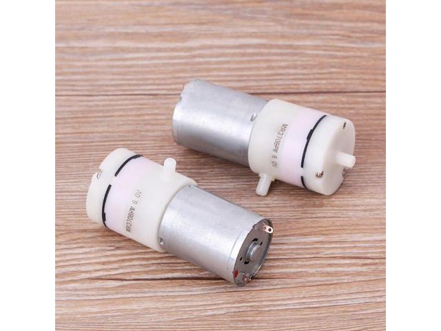 2x DC 3V-6V 5V 370 Motor Micro Mini Air Pump Vacuum For Aquarium Tank Oxygen