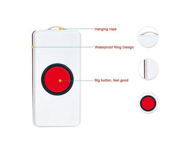 With Panic Button Calling Security Children Dialer Alarm System Handicapped LED Indicator Wireless Household Emergency SOS