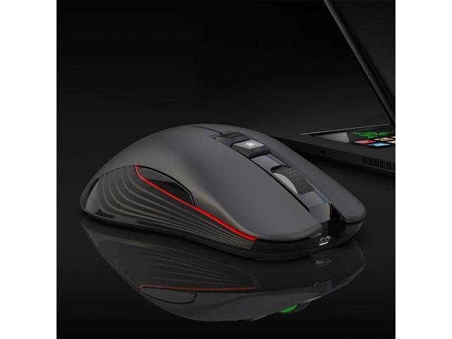 Ergonomic For PC Laptop Adjustable DPI Computer Accessories Optical Gift Wireless Mouse USB Rechargeable Colorful Light Silent