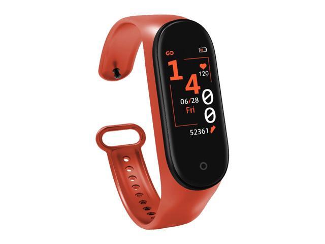 M4 Gift Fitness Tracker Sleep Monitor Heart Rate Smart Bracelet Alarm Clock Colorful Touch Screen Multifunctional Waterproof