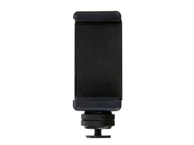 Selfie Stick Black Portable Clip Holder Mobile Phone Adapter Mount Camera Double-deck Screw Hot Shoe 1/4