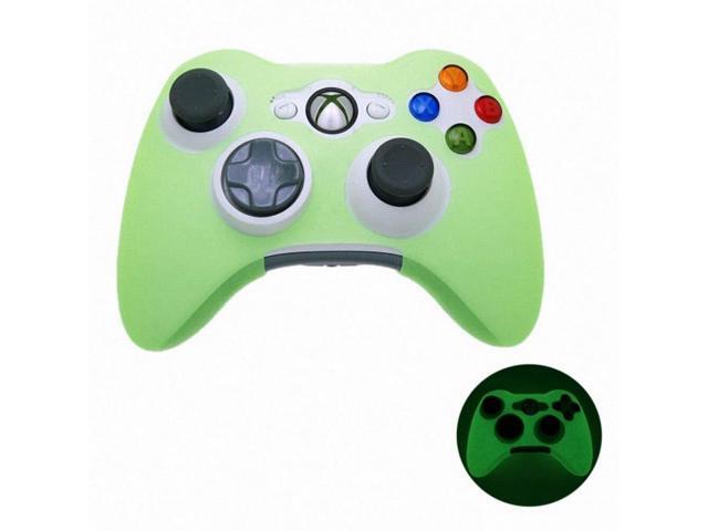Arrival Game Accessories Glow in Dark Game Controller Anti-Slip Silicone Gamepad Case Skin Protector Cover for Xbox 360 &