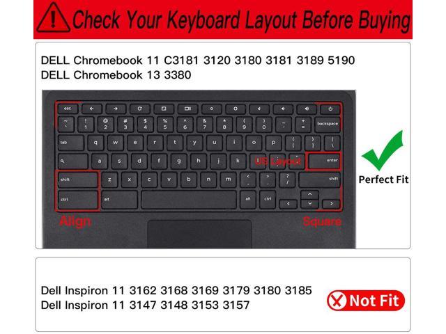 NeweggBusiness - Keyboard Cover Compatible with Dell 