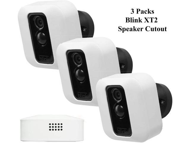 Silicone Skin Case Cover for Blink XT Outdoor Camera Offer UV Weather Protection & Disguise Blink XT Security Camera - 3 Pack (Dark Gray)
