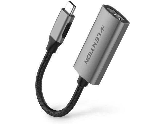 LENTION USB C to HDMI Adapter 4K/60Hz Digital AV Compatible MacBook Pro (Thunderbolt 3 Port) New iPad Pro and Mac Air Surface Book 2/Go Chromebook