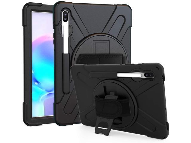 Galaxy Tab S6 Case Fits T860 2019 105 Shockproof Heavy Duty Tempered Glass Screen Protector Kickstand Carrying Shoulderstrap Sling For