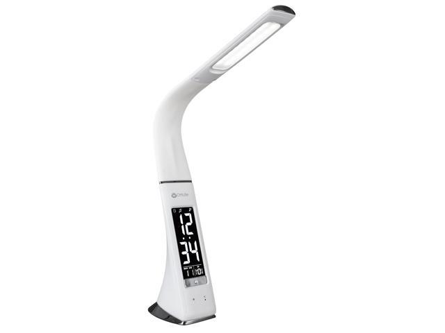OttLite Wellness Series® Sanitizing Thrive LED Desk Lamp with Clock