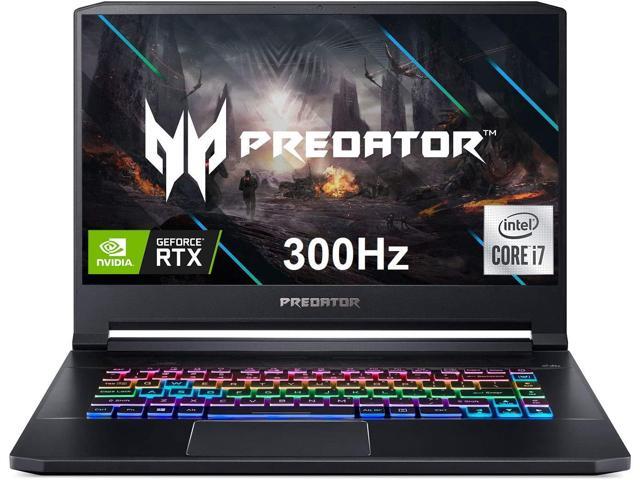 Acer Predator Triton 500 156' Customized Gaming Laptop 6-Core Intel Core i7-10750 32GB DDR4 RAM 512GB SSD RTX 2070 Super 300Hz 3ms FHD