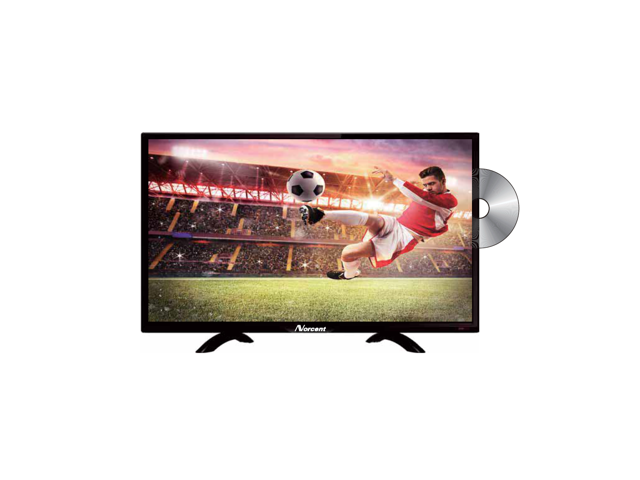 Norcent 24 Inch 720P LED HD Backlight Flat DVD Combo TV VGA USB HDMI Digital TV Tuner Cable Build-in DVD Player Dual Channel 3W Speakers Monitor