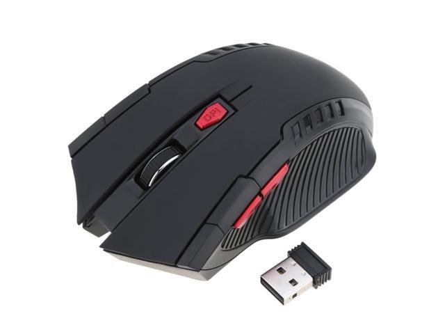 24G Wireless Gaming Mouse Portable 2400DPI Adjustable Optical for PC