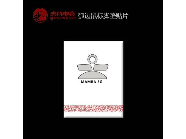 2018 New Arrival 2 sets/pack Tiger Gaming Mouse Skates Feet For Razer Mamba 4G 5G Elite White Mouse Glides Curve Edge