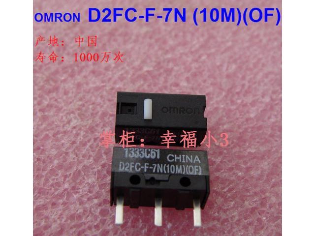 10pcs/lot 100%Omron mouse micro switch D2FC-F-7N (10M) (OF) Universal for Logitech Microsoft mouse button
