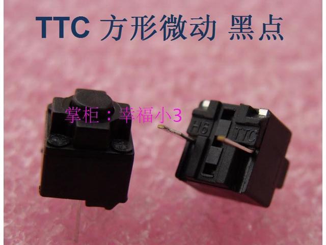 10pcs/lot 100%TTC square mouse micro switch middle button of deathadder life 8000000 times