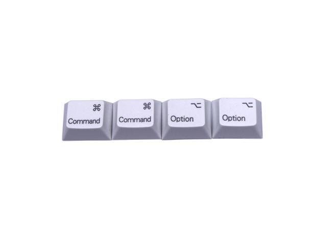 4 keys/set PBT additional Command and Option Key Cap Cherry profile Height keycaps for Mac