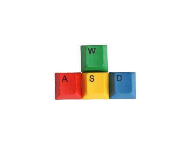 WASD Direction Key Caps Dye-Sublimation Color Supplement RGBY CMYK Colour Matching PBT Mechanical Keyboard KeyCap