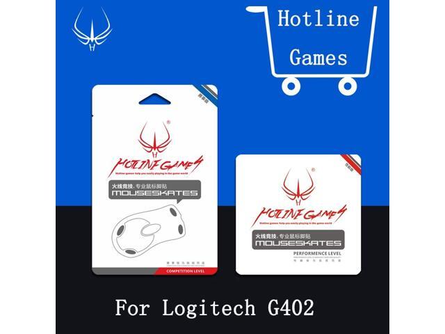 2 sets/pack Hotline Games Mouse Feet Mouse skates For Logitech G402 Professional Competition Level with Free skidproof pad