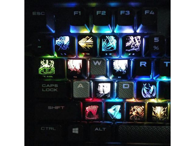 1 Set Customized Personality Keycap Mechanical Keyboard Gaming Key Caps For Blade & Soul Pattern