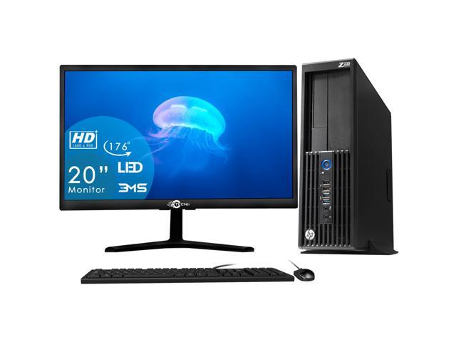 HP Workstation Z230 SFF Grade A Desktop PC Computer Core i5 4th Gen 4570 Upto 360 Ghz 16GB DDR3 1TB HDD New 20 Inch Tecnii Monitor( HDMI) Win 10