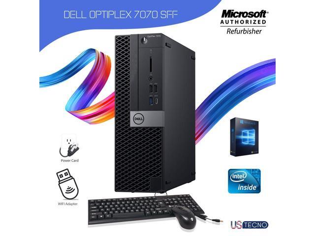 2020 Model- Dell OptiPlex 7070 Small Form Factor Business PC Intel 9th Gen i7-9700 30 Ghz 16GB DDR4 Memory 512GB SSD USB 31 Display Port (2)