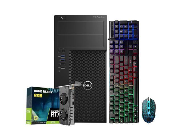 NeweggBusiness - Dell Precision 3620 Windows 10 Pro Gaming Computer Tower  PC System - Intel quad Core I7-7700 CPU Up to 4.20GHz | 16GB DDR4 RAM | 2TB  SSD | GeForce RTX