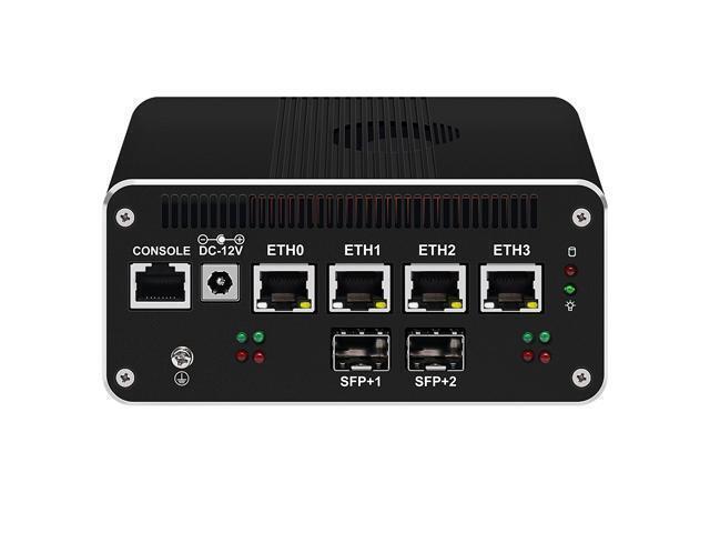 NeweggBusiness - HUNSN Micro Firewall Appliance, Mini PC, RJ50f