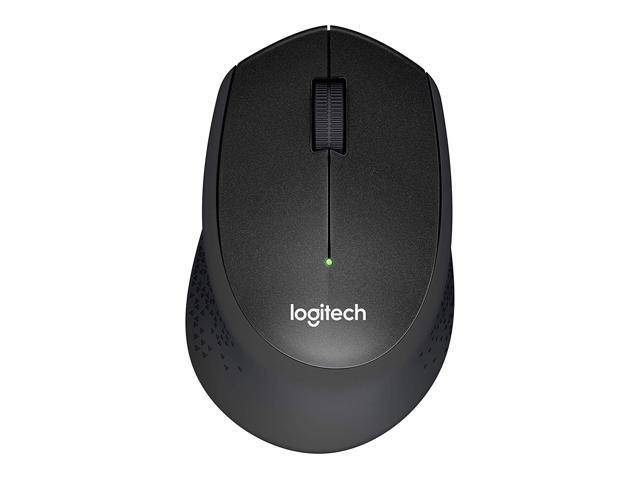 Logitech M330 Wireless Mouse Silent Mouse with 24GHz USB 1000DPI Optical Mouse for Office Home black