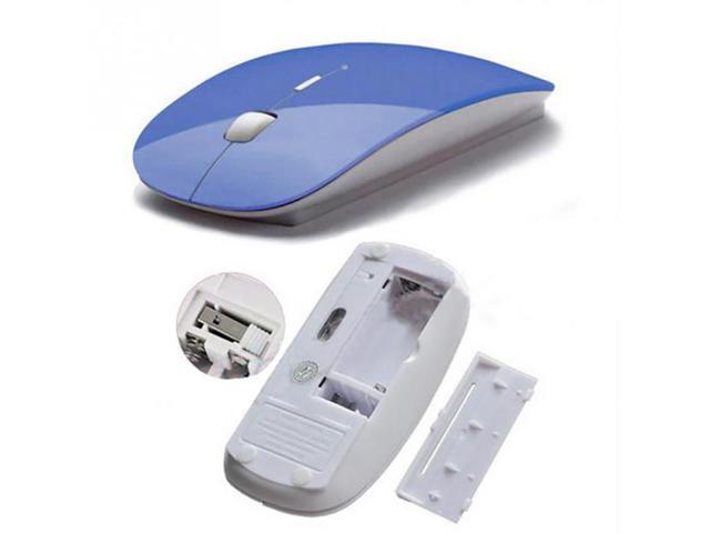 Ultra Thin 24G Optical Wireless Mouse USB Receiver Air Mouse for Laptop Notebook