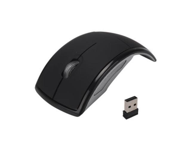 24GHz Wireless Arc Foldable Optical USB Cordless Mouse for Laptop PC